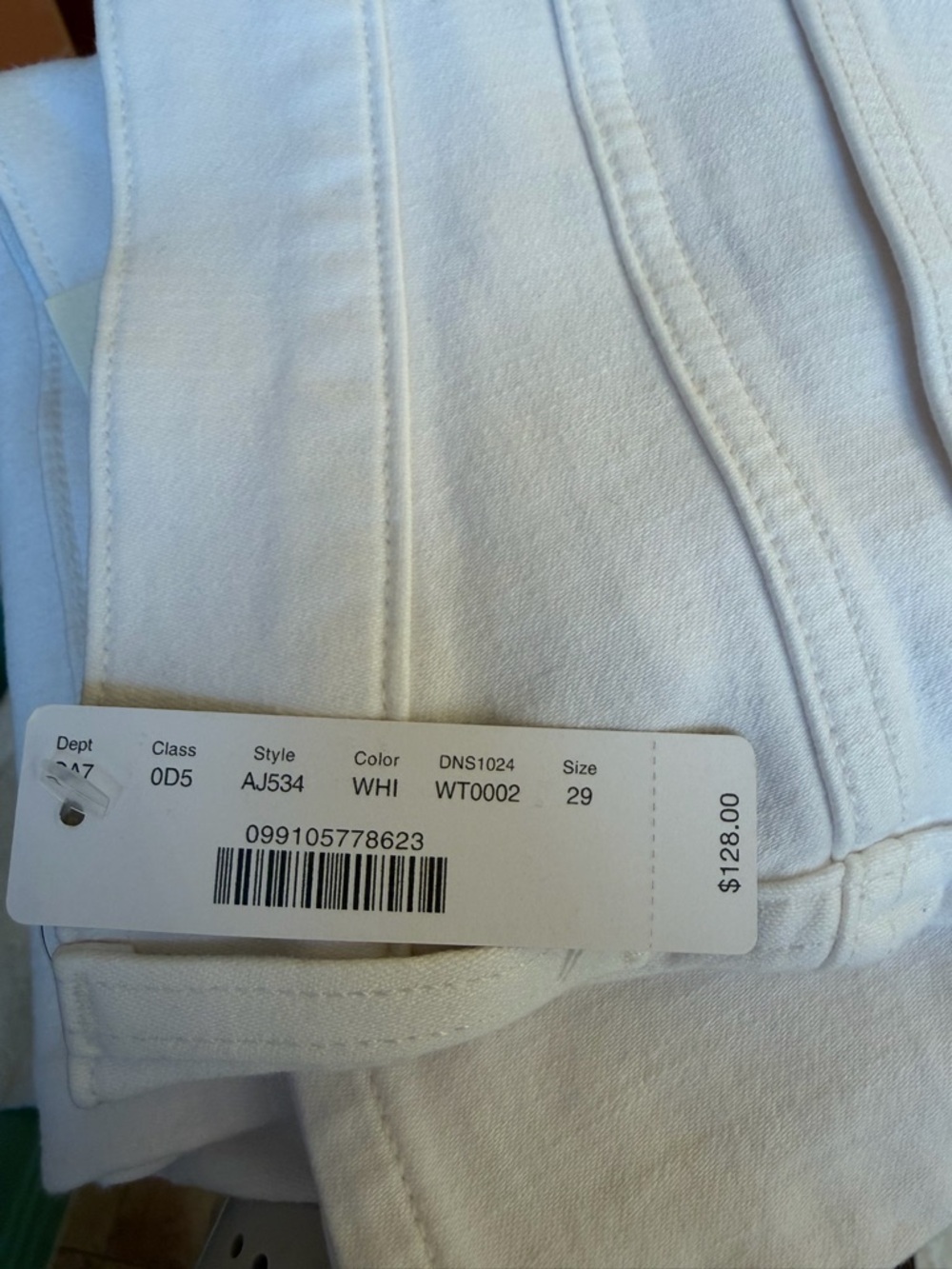 J.Crew Curvy Full-Length White Bootcut Jean 29 - Picture 9 of 9